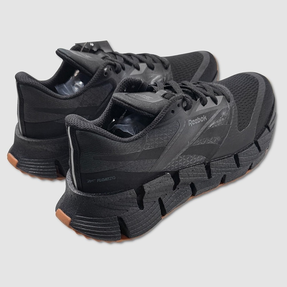 Reebok Floatzig 1 Sneakers / Shoes - NEW Womens 8 Black / Pugry6 - #49426-CL1 - Picture 2 of 5